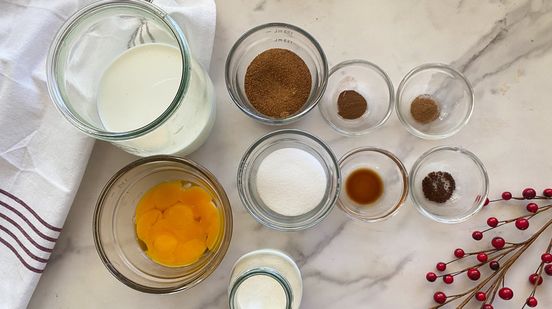 eggnog ingredients