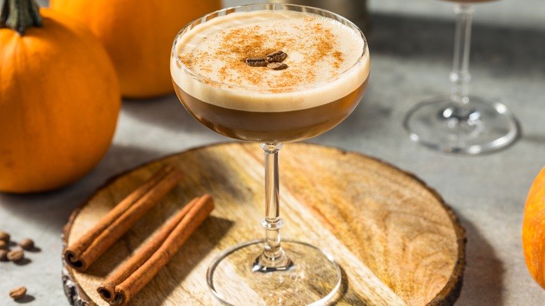 pumpkin spice espresso martini